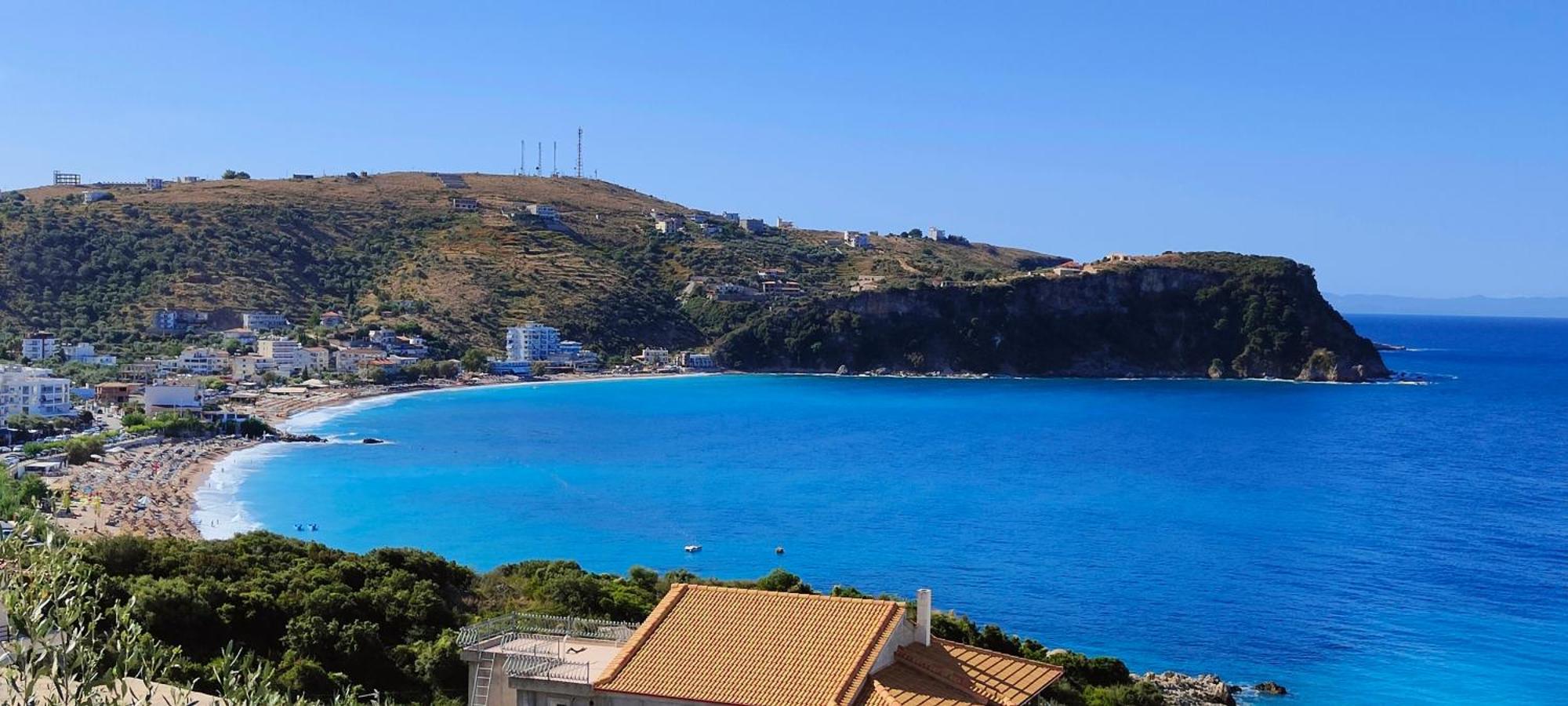Villa Tato: Horizon Haven With Panoramic Sea Views In Himare. Экстерьер фото